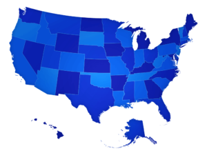 Map of USA Real Estate