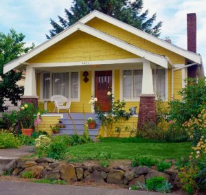 Old bungalow craftsman style home