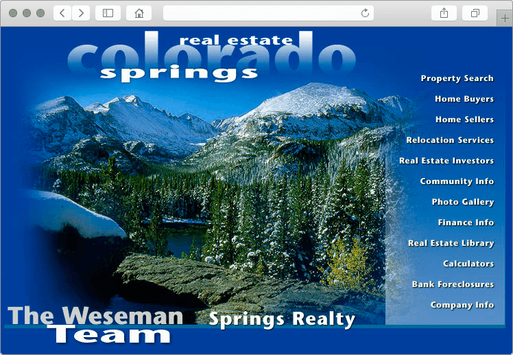 Real Estate Web Design For Colorado Springs Market