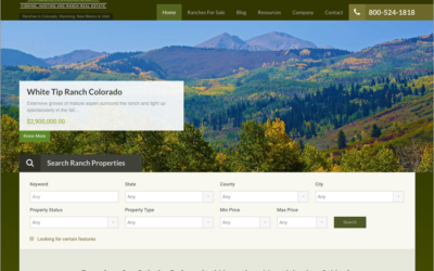 Land Company Capitalizes on Custom Real Estate Web Design