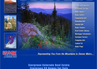 Evergreen CO Real Estate Web Design
