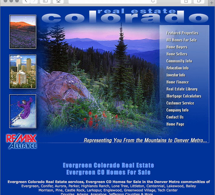 Evergreen CO Real Estate Web Design