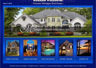 Michigan Real Estate Agent Website Design