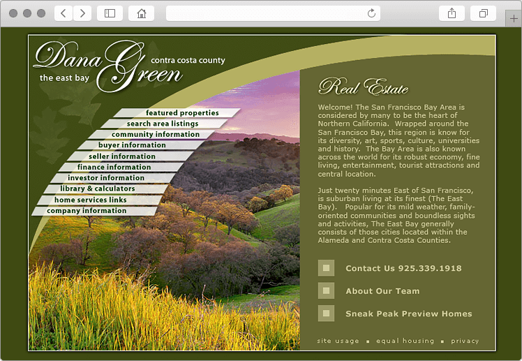 East Bay Contra Costa County Real Estate Website Design East Bay Contra Costa County Real Estate Website Design