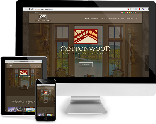 North Carolina Custom Home Builder Web Design