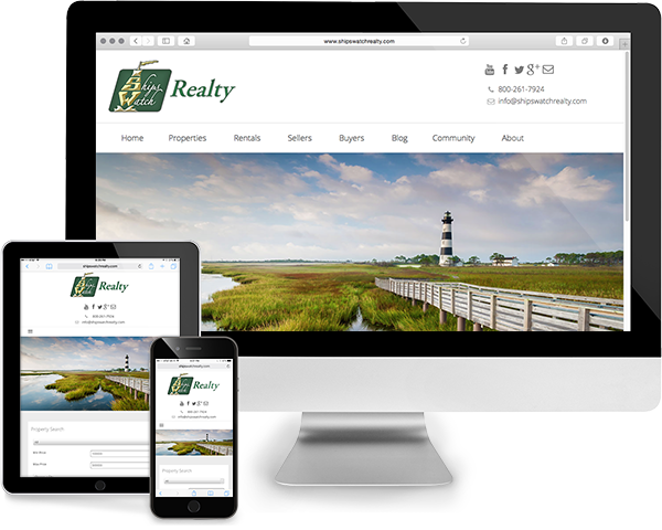 Mobile Responsive NC Real Estate Website Design