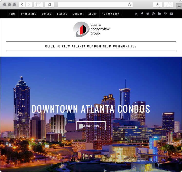 Atlanta Condos Website Design Atlanta Condos Website Design