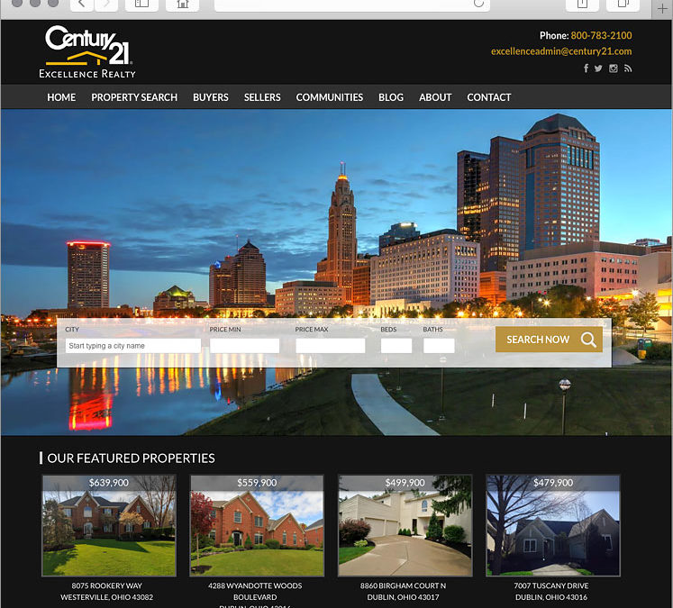 Columbus Ohio Real Estate Website Design