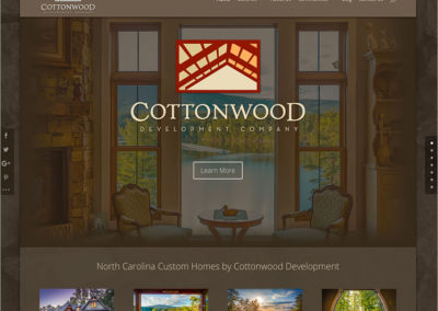 North Carolina Custom Home Builder Website Design