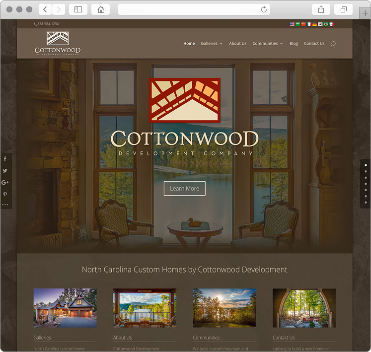 North Carolina Custom Home Builder Website Design North Carolina Custom Home Builder Website Design