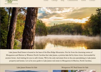 North Carolina Mobile Responsive Real Estate Web Design