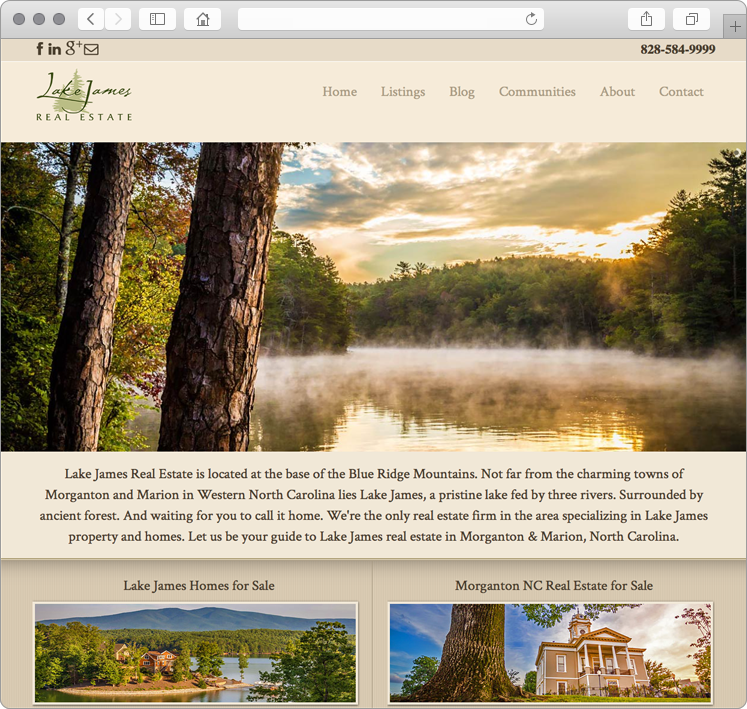 North Carolina Responsive Real Estate Web Design