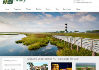 Outer Banks NC Real Estate Website Design