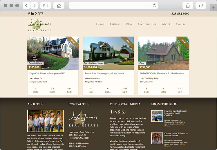 North Carolina Responsive Real Estate Web Design - Listing Tool North Carolina Responsive Real Estate Web Design - Listing Tool
