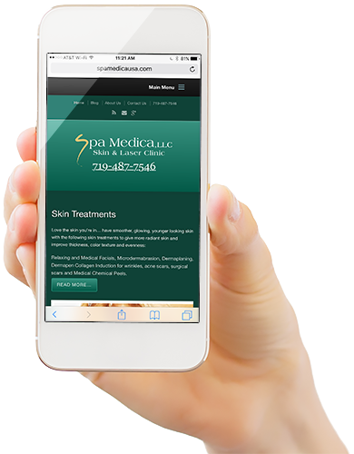 Skin Laser Medical Spa Website Design