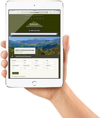 Land and Ranch Mobile Responsive Website Design Land and Ranch Mobile Responsive Website Design
