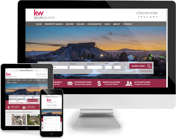 Mobile Responsive Castle Rock Colorado Real Estate Website Design