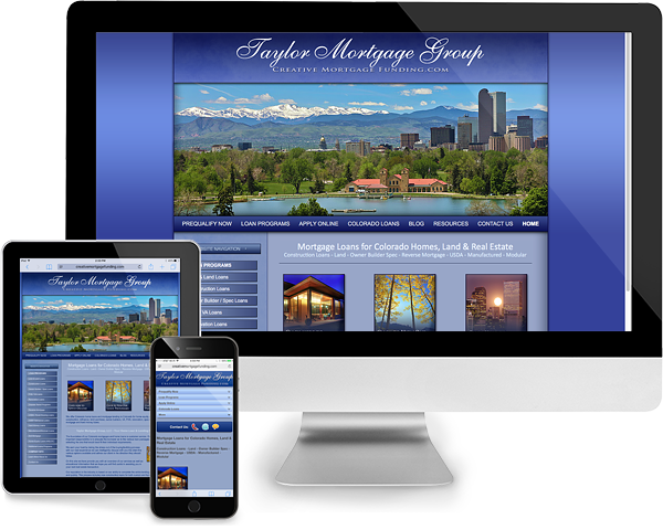 Mobilized Colorado Mortgage Lender Website