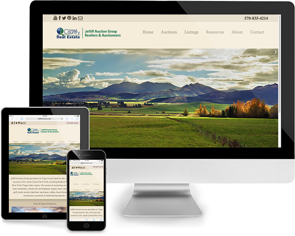 Responsive PA Real Estate Auctions Website Design Responsive PA Real Estate Auctions Website Design