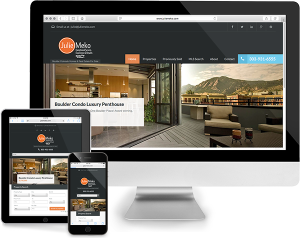 Boulder CO Real Estate Mobile Responsive Web Design