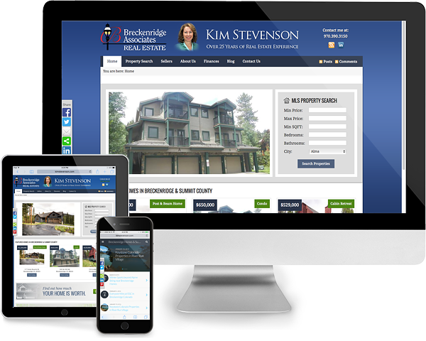 Mobilized Breckenridge Colorado Real Estate Website