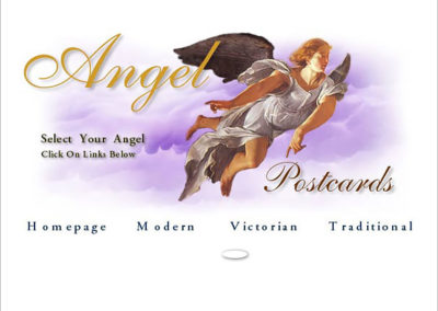 Angel Postcards Website Design