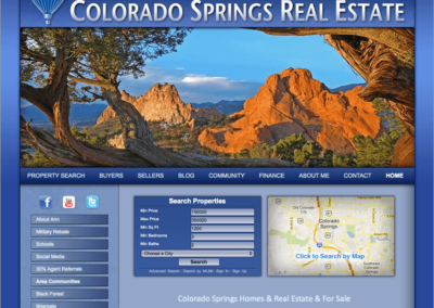 Colorado Springs Real Estate Website Design