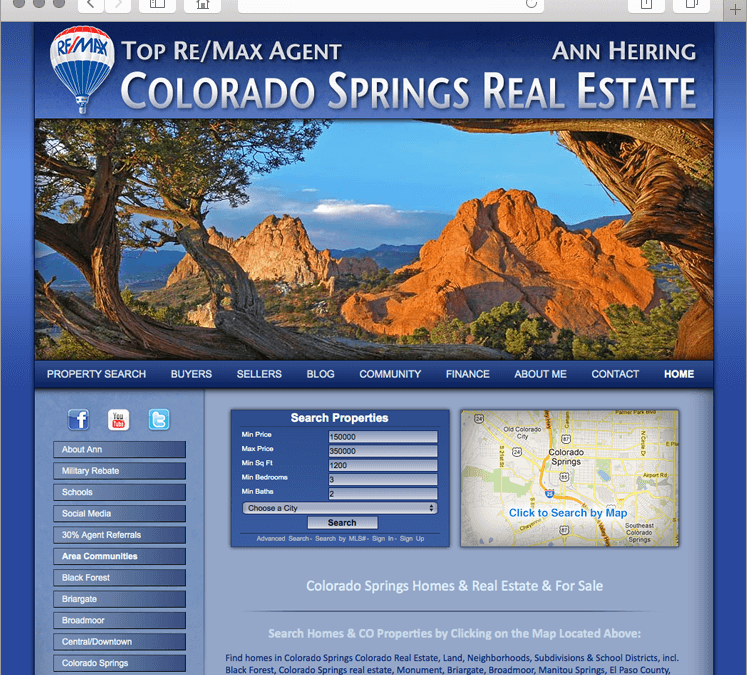 Colorado Springs Real Estate Website Design