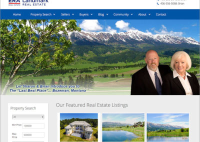 Responsive Bozeman MT Real Estate Web Design