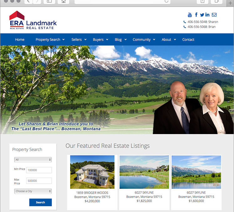 Responsive Bozeman MT Real Estate Web Design