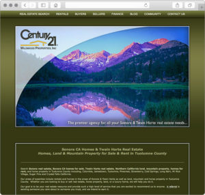 Sonora California Homes Website Design