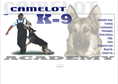 K-9 Working Dogs for Sale Website