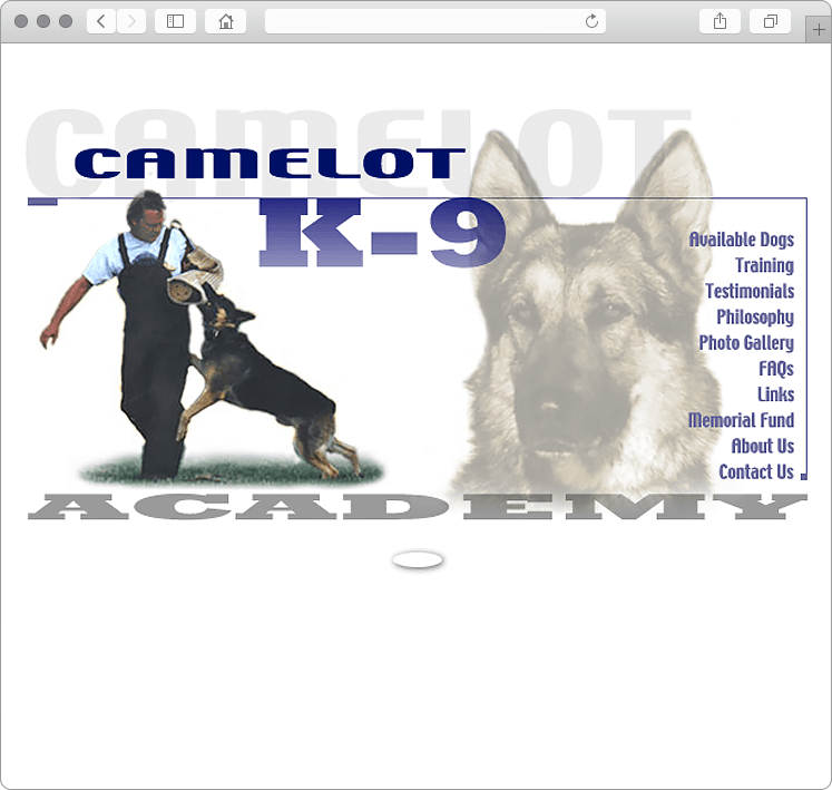 K-9 Working Dogs for Sale Website Design K-9 Working Dogs for Sale Website Design