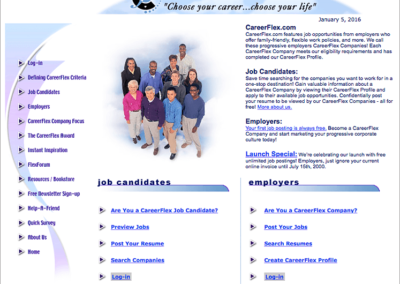 Employer and Job Search Website Design for Business