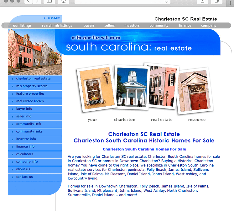 Charleston SC Real Estate Website