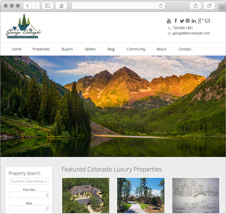 Denver Real Estate Agent Website Design Denver Real Estate Agent Website Design