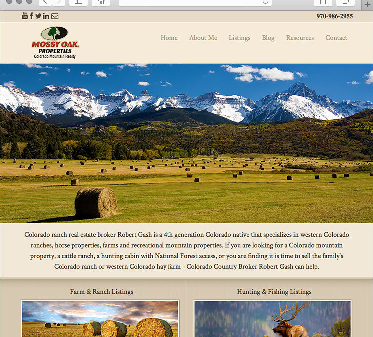 Colorado Land Ranch Real Estate Website