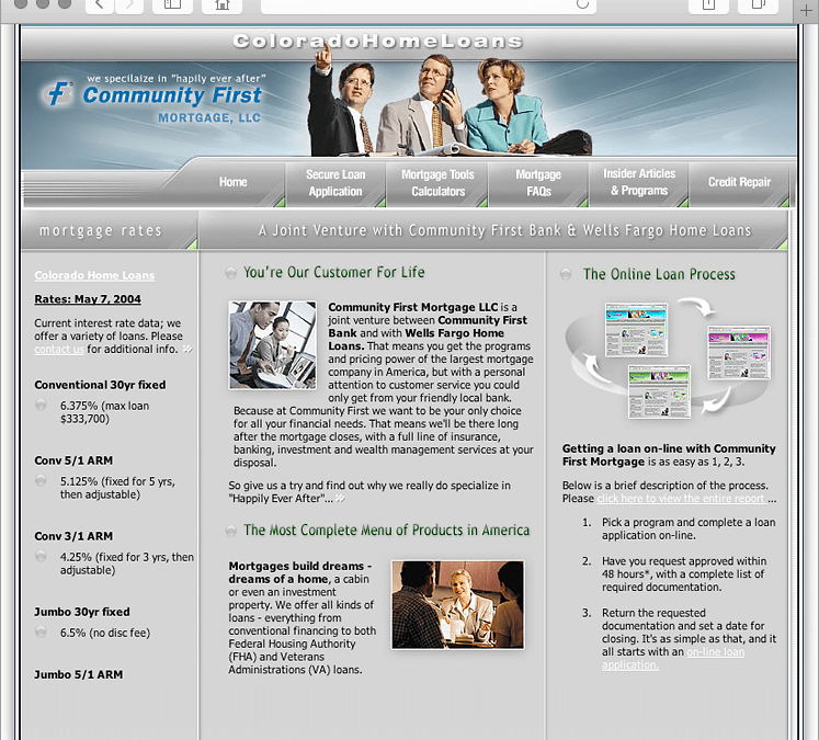 Colorado Home Loans Mortgage Website