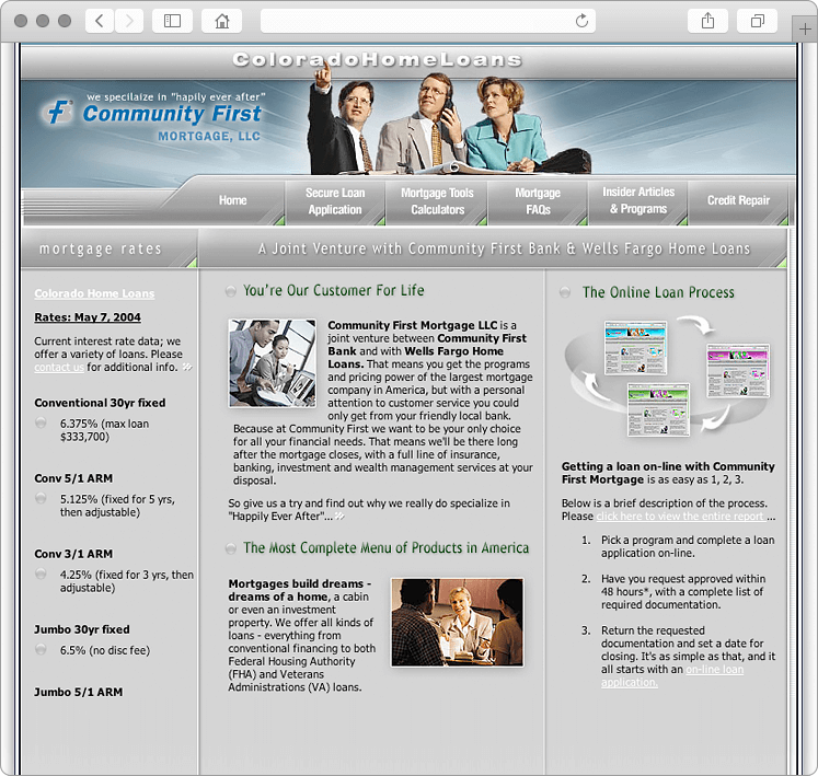 Colorado Home Loans Mortgage Website Design Colorado Home Loans Mortgage Website Design