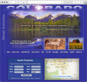 Colorado Horse Property Website