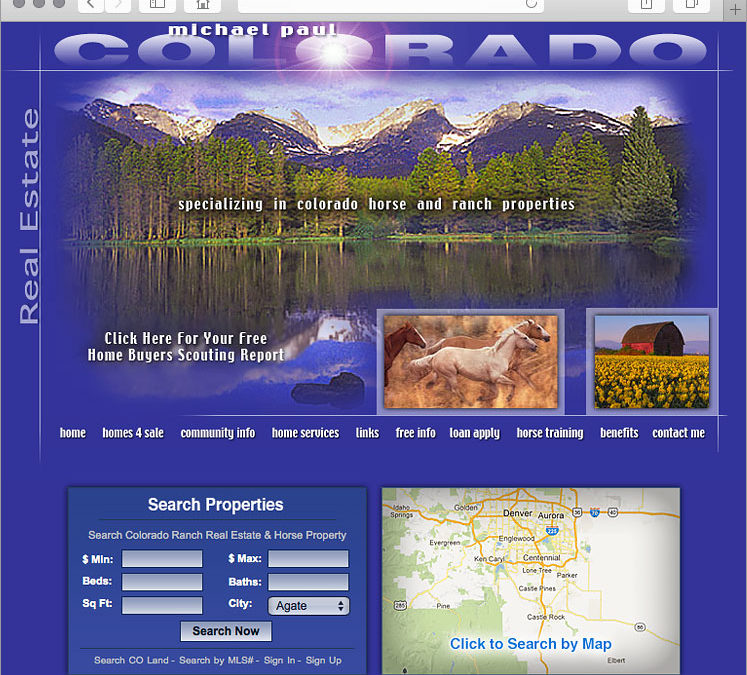 Colorado Horse Property Website