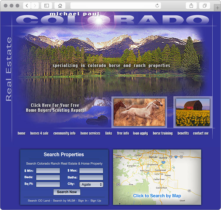 Colorado Horse Property Website Colorado Horse Property Website
