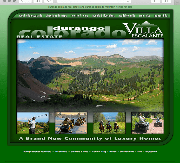 Colorado New Home Development Website