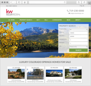 Colorado Springs Homes and Real Estate Website Design