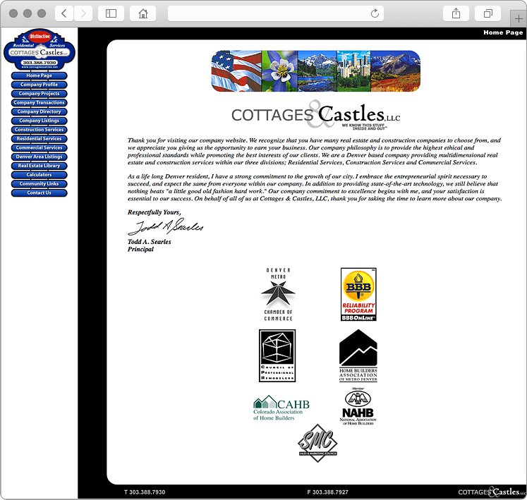 Colorado Real Estate Developer Website Design Colorado Real Estate Developer Website Design