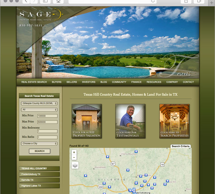 Sage Texas Real Estate Website