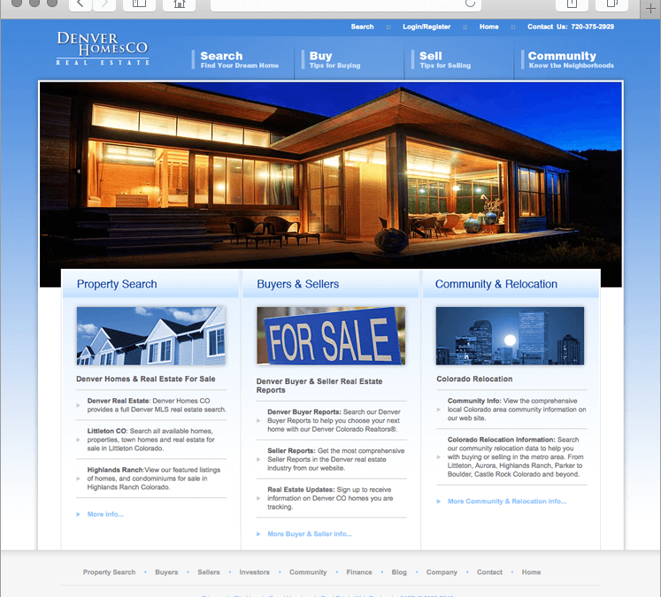 Custom Real Estate Web Design For The Luxury Home Market