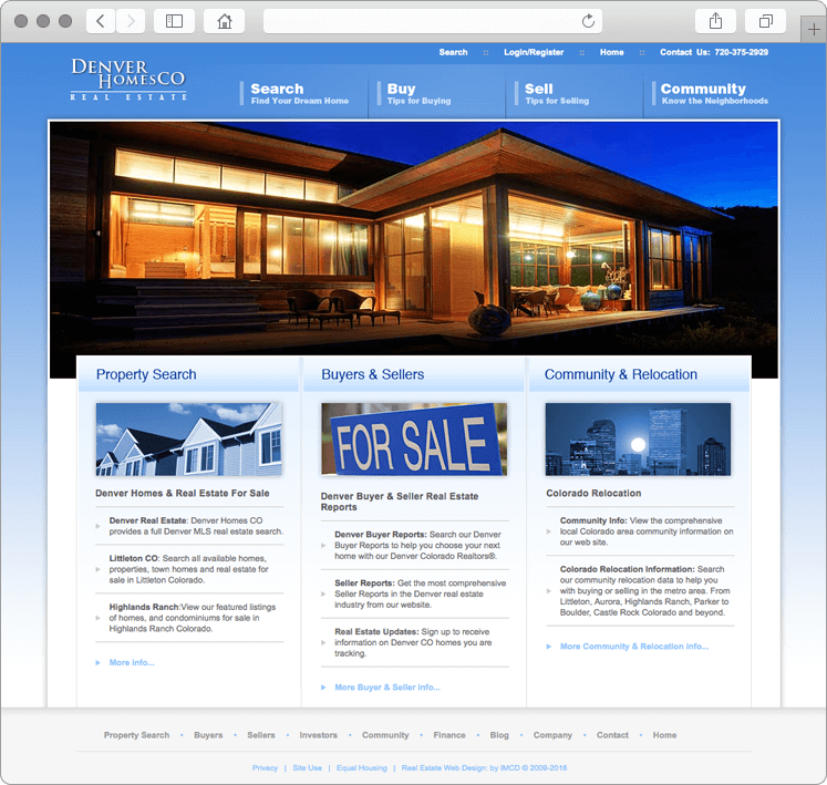 Denver Real Estate Agent Custom Website Design Denver Real Estate Agent Custom Website Design