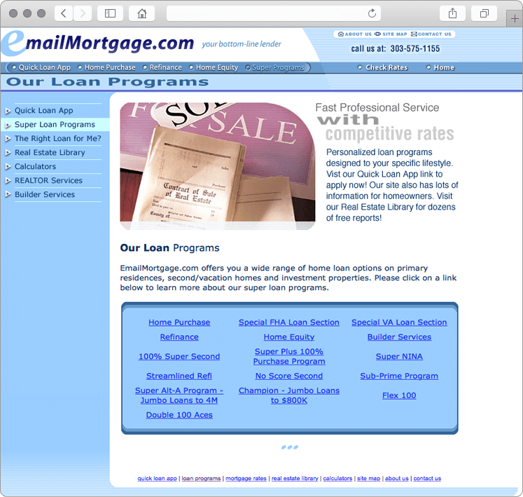 Email Mortgage Lender Loan Programs Email Mortgage Lender Loan Programs