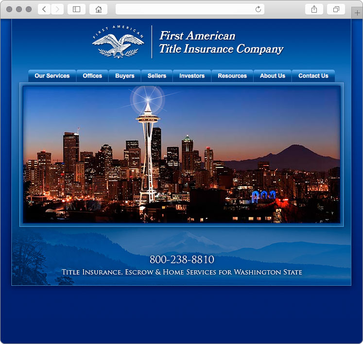 First American Title Insurance Company Website